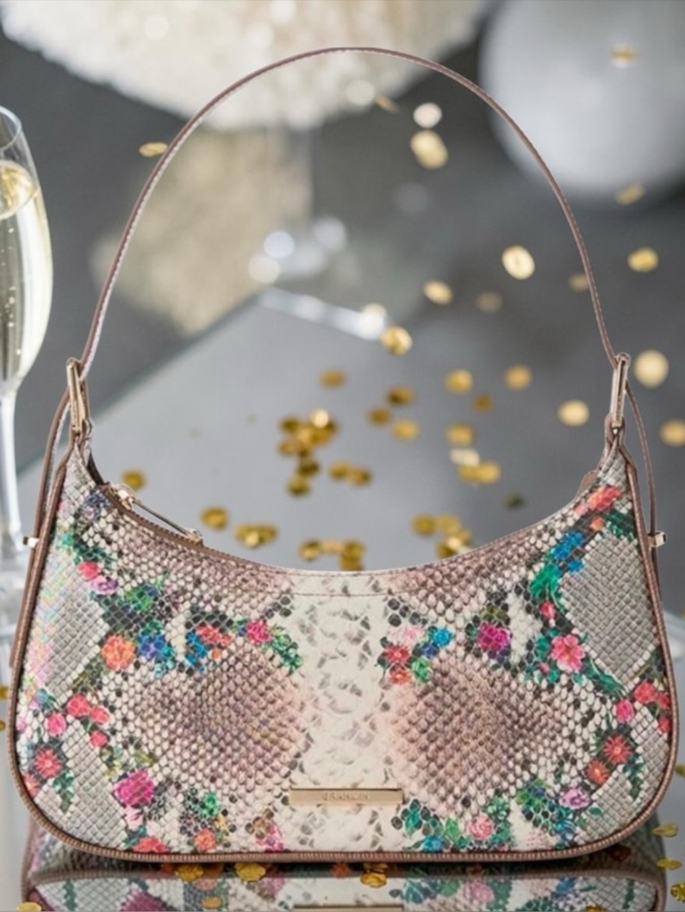 Brahmin NWT Piaffe Collection Kyrie Shoulder Bag. Dustbag